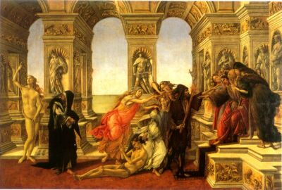 Botticelli, The Calumny of Apelles, c.1495