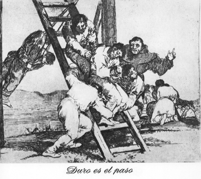 The way is hard, Goya, Disasters of War 14