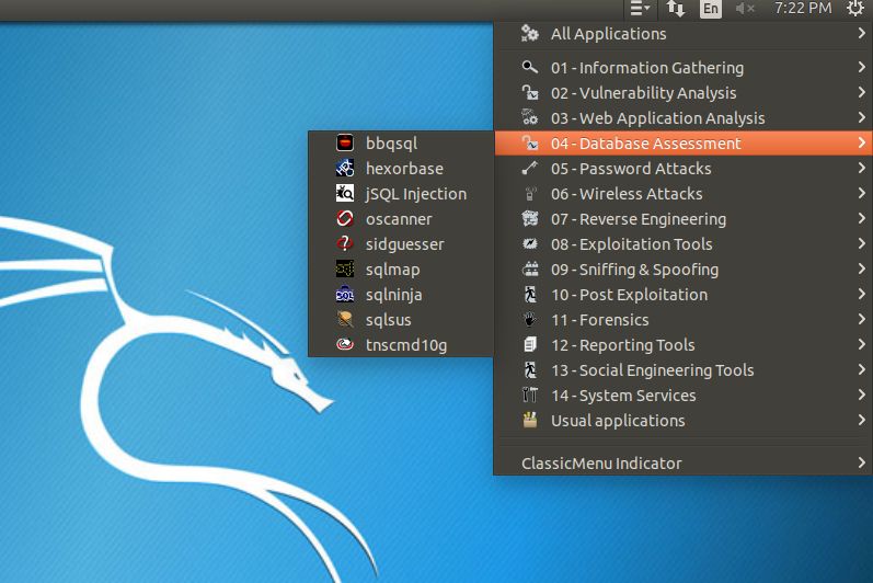 Kali tools for DB pentest
