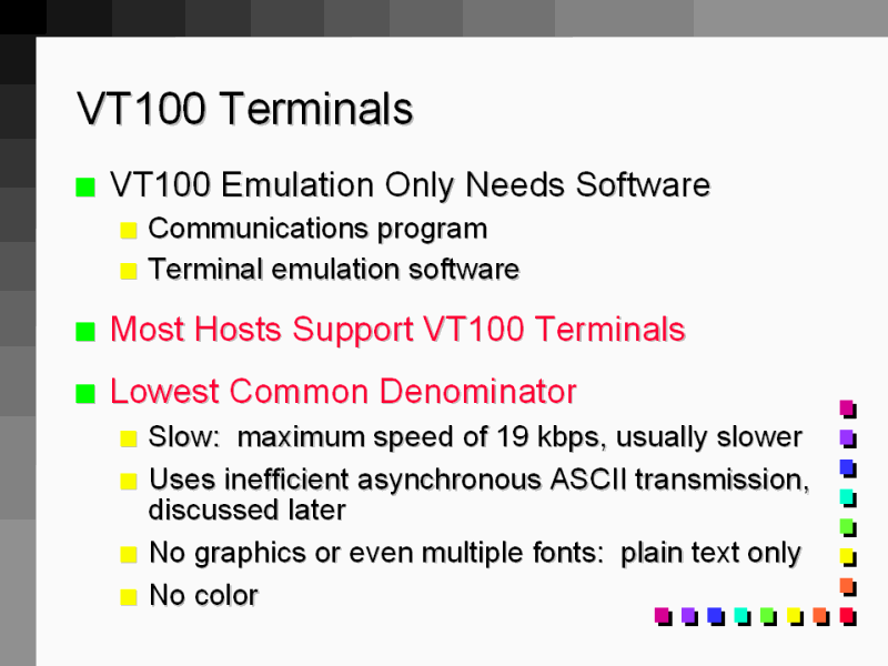 VT100 Terminals