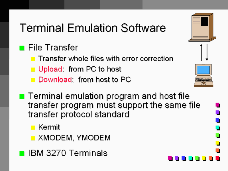 Terminal emulation software