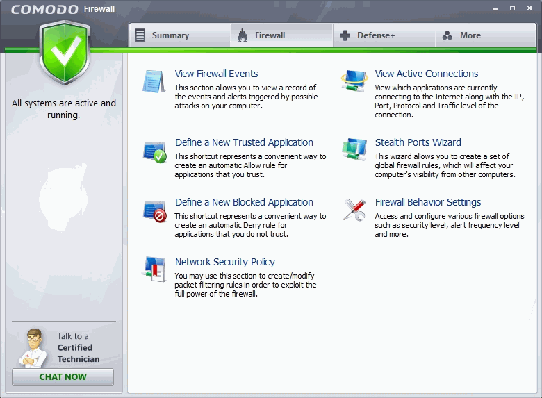 Software firewalls