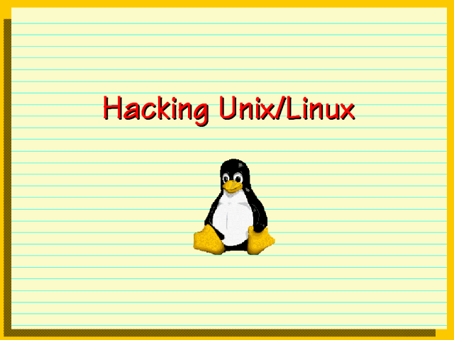 Hacking Unix/Linux