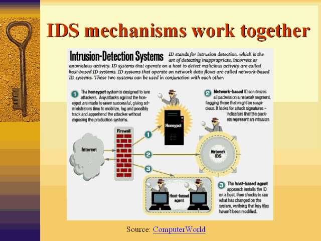 IDS mechanisms work together