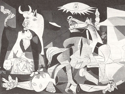 Picasso, Guernica detail, 349.3 x 776.6 cm