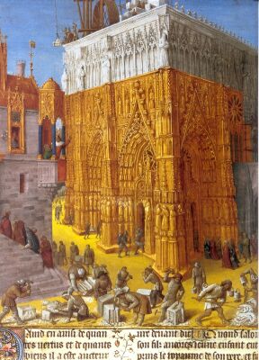 Cathedral construction, 12th century, 