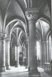 St Denis initiating gothic structures in rebuilding, 1137-1142