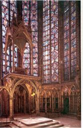 Sainte-Chapelle, Paris, 1248, gothic church windows