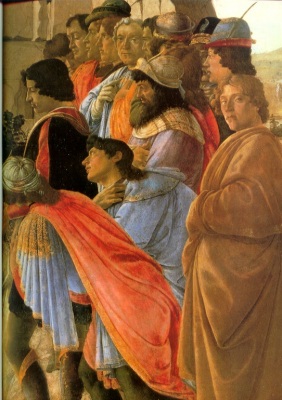 Botticelli, Detail, The Adoration of the Magi, c.1475