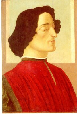 Botticelli, Portrait of Guiliano de Medici, c.1476-78