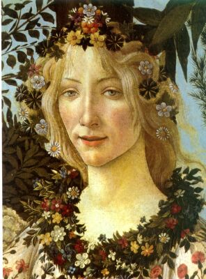 Botticelli, Detail, Primavera, 1482