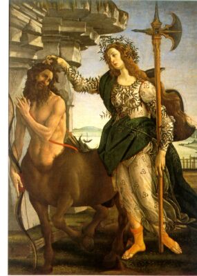 Botticelli, Pallas and the Centaur, c.1482
