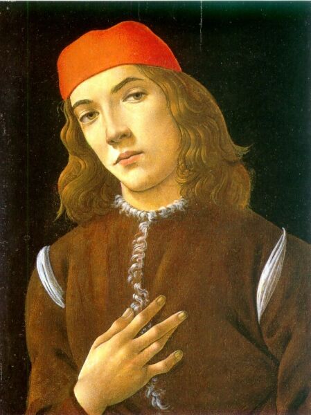 Botticelli, Portrait of a Young Man, c.1489-90