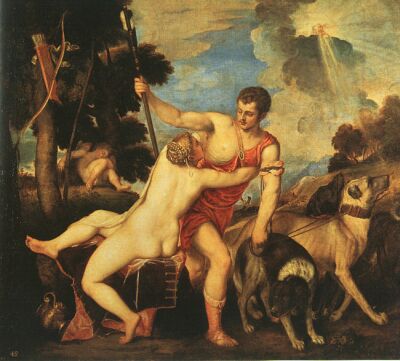 Titian, Venus and Adonis, 1560 c., National Gallery of Art, Wash., D.C.