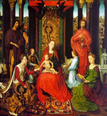 Memling, The Mystic Marriage of St. Catherine