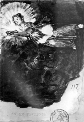 Goya, LUX EX TENEBRIS, 1820-24, Album C, #117