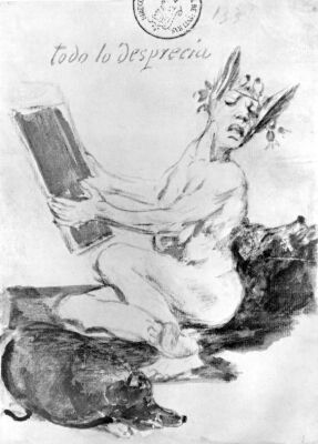 Goya, One still sees this, 1814-24, Album C, #51