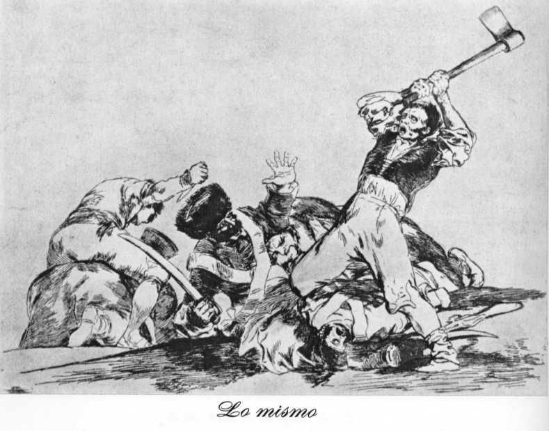 Nor do these, Goya, Disasters of War 3, 1810
