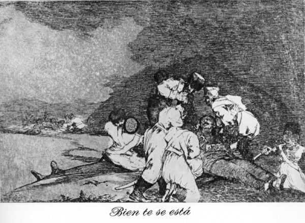 This brings you luck, Goya, Disasters of War 6
