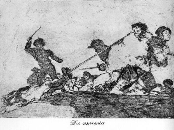 He deserved it!, Goya, Disasters of War 29