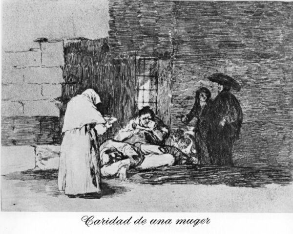 A womans charity, Goya, Disasters of War 49