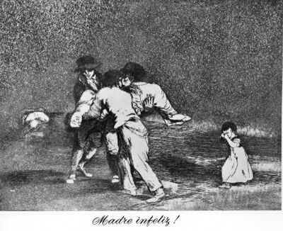 Unhappy mother!, Goya, Disasters of War 50