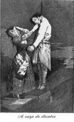 Goya, Tooth Hunting, Capricho 11