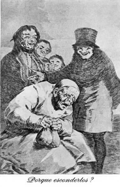 Goya, Why hide the money?, Capricho 29