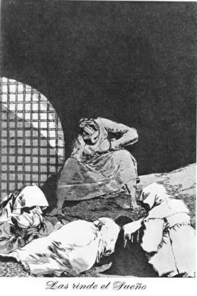 Goya, Sleep overcomes them, Capricho 33