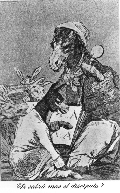 Goya, Can the pupil know more? Capricho 36