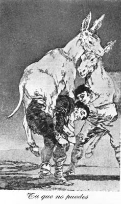 Goya, They cannot help it, Capricho 41